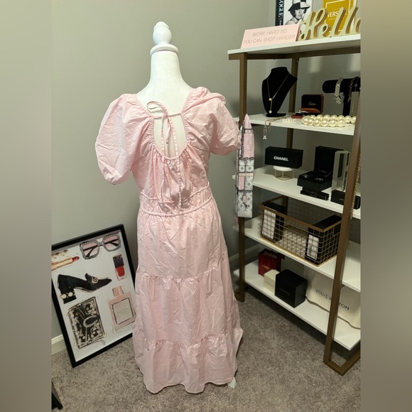 Sanctuary Women's Tie Detail Midi Dress NWT 14 - Picture 9 of 12